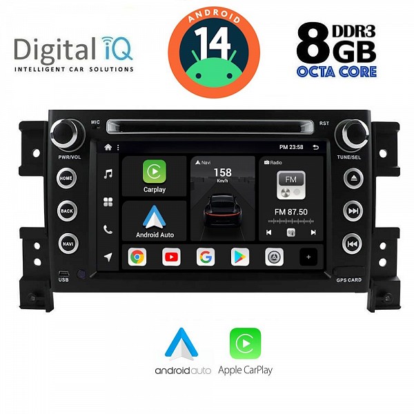 DIGITAL IQ BXF 753_CPAA (7" DVD) MULTIMEDIA for SUZUKI GRAND VITARA mod. 2005-2015