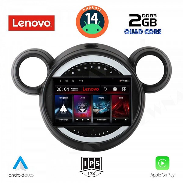Digital iQ LENOVO LVD 2065_CPA (9inc) MULTIMEDIA TABLET for MINI COUNTRYMAN (R60) mod. 2010-2016 - PACEMAN (R61) mod. 2013-2016