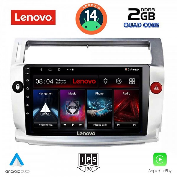 Digital iQ LENOVO LVD 2084_CPA (9inc) MULTIMEDIA TABLET for CITROEN C4  mod. 2004-2011