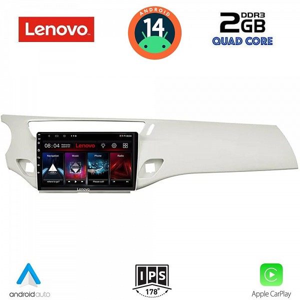 Digital iQ LENOVO LVD 2092_CPA (9inc) MULTIMEDIA TABLET for CITROEN C3 - DS3 mod. 2009-2016
