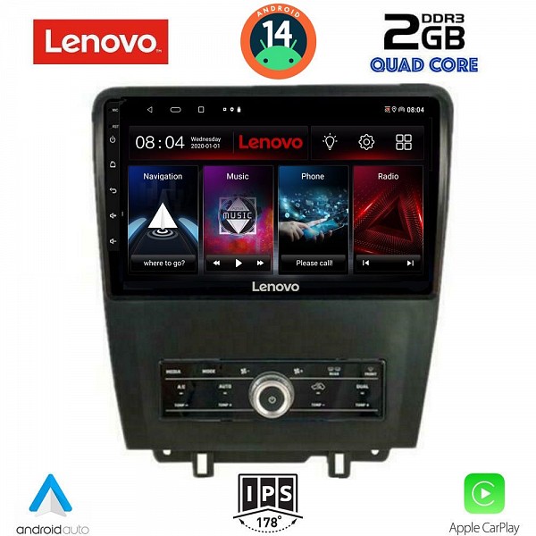 Digital iQ LENOVO LVD 2165_CPA (9inc) MULTIMEDIA TABLET for FORD MUSTANG mod. 2010-2015