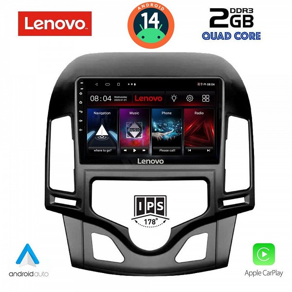 Digital iQ LENOVO LVD 2231_CPA CLIMA (9inc) MULTIMEDIA TABLET for HYUNDAI i30 mod. 2007-2012