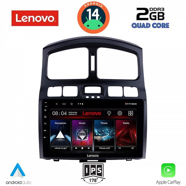 Digital iQ LENOVO LVD 2236_CPA (9inc) MULTIMEDIA TABLET for HYUNDAI SANTA FE  mod. 2003-2006