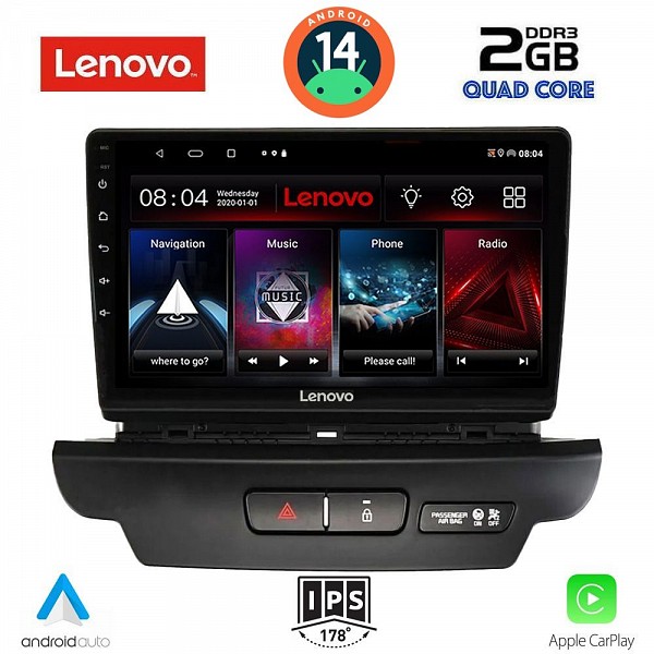 Digital iQ LENOVO LVD 2304_CPA (10inc) MULTIMEDIA TABLET for KIA CEED - XCEED mod. 2018-2022