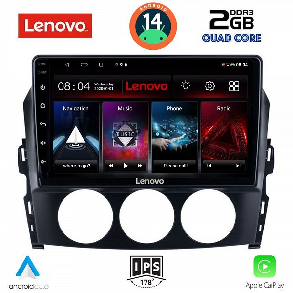 Digital iQ LENOVO LVD 2392_CPA (9inc) MULTIMEDIA TABLET for MAZDA MX5 mod. 2005-2015