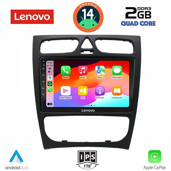 Digital iQ LENOVO LVD 2402_CPA (9inc) MULTIMEDIA TABLET for MERCEDES C (W203) mod. 1999-2004