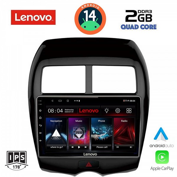 Digital iQ LENOVO LVD 2430_CPA (10inc) MULTIMEDIA TABLET for MITSUBISHI ASX mod. 2009> - PEUGEOT 4008 mod. 2012-2018