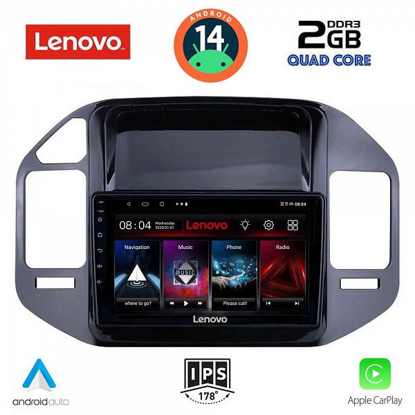 Digital iQ LENOVO LVD 2444_CPA (9inc) MULTIMEDIA TABLET for MITSUBISHI PAJERO mod. 1999-2006