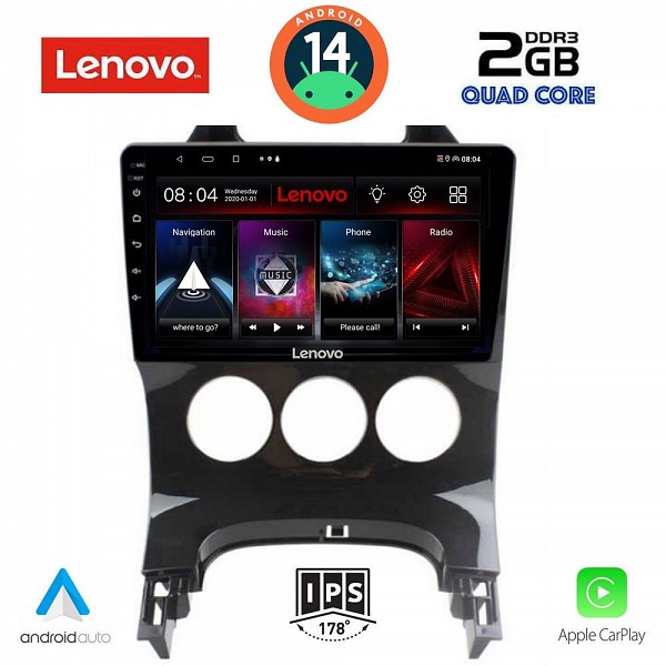 Digital iQ LENOVO LVD 2515_CPA A/C (9inc) MULTIMEDIA TABLET for PEUGEOT 3008 mod. 2008-2016  A/C