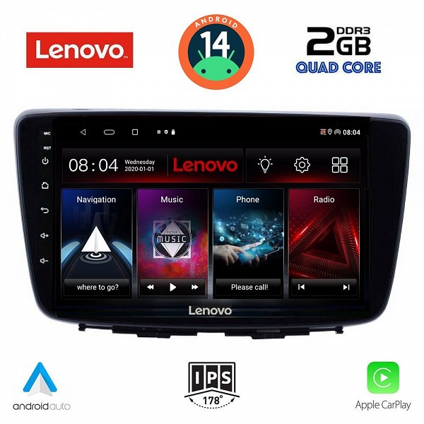 Digital iQ LENOVO LVD 2672_CPA (9inc) MULTIMEDIA TABLET for SUZUKI BALENO mod. 2016-2022