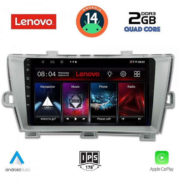 Digital iQ LENOVO LVD 2726_CPA (9inc) MULTIMEDIA TABLET for TOYOTA PRIUS mod. 2009-2015