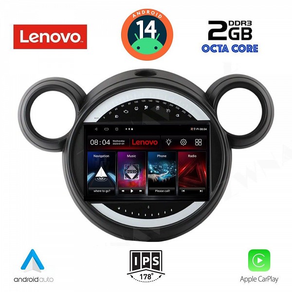 Digital iQ LENOVO LVF 5065_CPA (9inc) MULTIMEDIA TABLET for MINI COUNTRYMAN (R60) mod. 2010-2016 - PACEMAN (R61) mod. 2013-2016