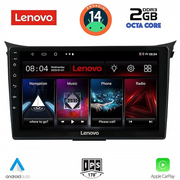 Digital iQ LENOVO LVF 5232_CPA (9inc) MULTIMEDIA TABLET for HYUNDAI i30  mod. 2012-2017