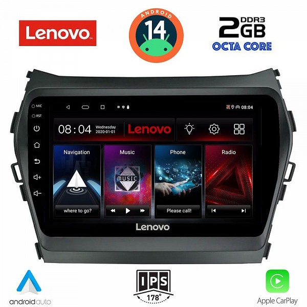 Digital iQ LENOVO LVF 5238_CPA (9inc) MULTIMEDIA TABLET for HYUNDAI IX45 mod. 2013-2017