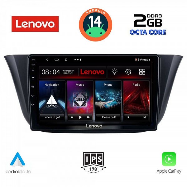 Digital iQ LENOVO LVF 5265_CPA (9inc) MULTIMEDIA TABLET for IVECO DAILY mod. 2014>