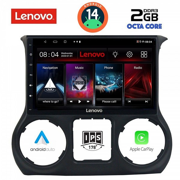Digital iQ LENOVO LVF 5296_CPA (10inc) MULTIMEDIA TABLET for JEEP WRANGLER  mod. 2014-2017