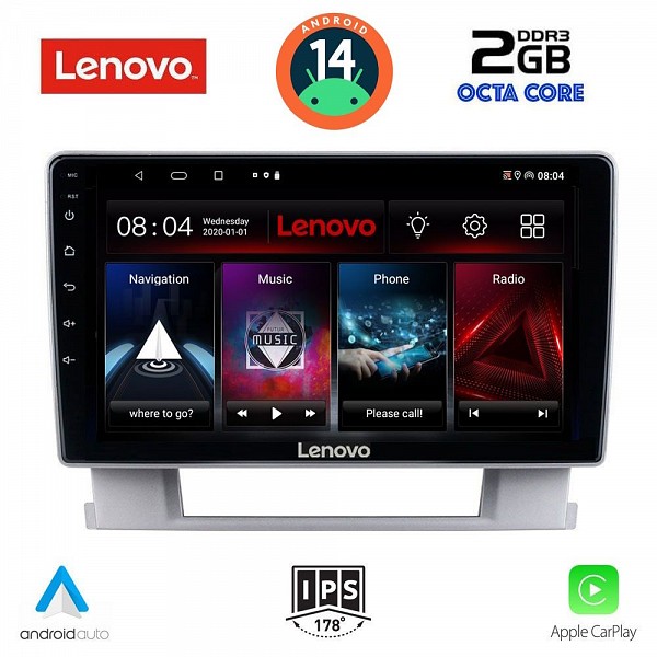 Digital iQ LENOVO LVF 5482_CPA (9inc) MULTIMEDIA TABLET for OPEL ASTRA J mod.2010-2016