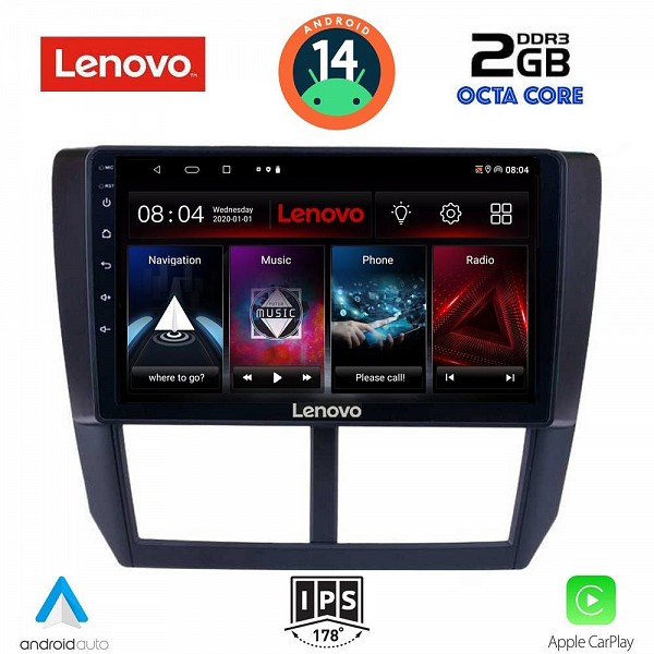 Digital iQ LENOVO LVF 5662_CPA (9inc) MULTIMEDIA TABLET for SUBARU FORESTER - IMPREZA - XV mod. 2008-2013