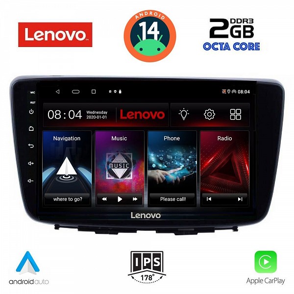 Digital iQ LENOVO LVF 5672_CPA (9inc) MULTIMEDIA TABLET for SUZUKI BALENO mod. 2016-2022