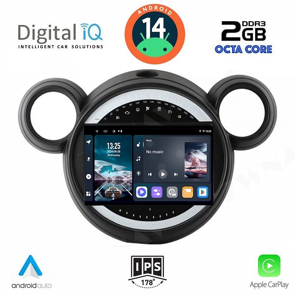 DIGITAL IQ RTG 4065_CPA (9inc) MULTIMEDIA TABLET for MINI COUNTRYMAN (R60) mod. 2010-2016 - PACEMAN (R61) mod. 2013-2016