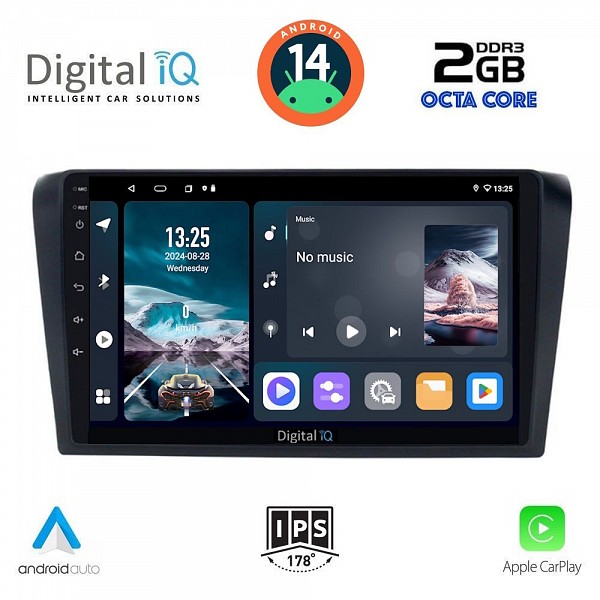 DIGITAL IQ RTG 4365_CPA (9inc) MULTIMEDIA TABLET for MAZDA 3 mod. 2003-2008