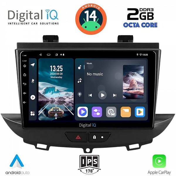 DIGITAL IQ RTG 4490_CPA (9inc) MULTIMEDIA TABLET for OPEL CROSSLAND ? GRANDLAND mod. 2017>