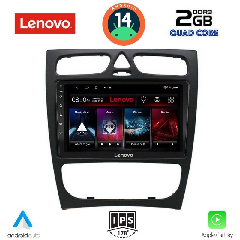 Digital iQ LENOVO LVD 2402_CPA (9inc) MULTIMEDIA TABLET for MERCEDES C (W203) mod. 1999-2004