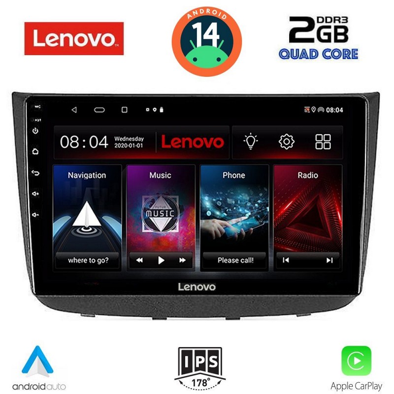 Digital iQ LENOVO LVD 2420_CPA (10inc) MULTIMEDIA TABLET for MERCEDES VITO - VIANO (W639) mod. 2003-2007