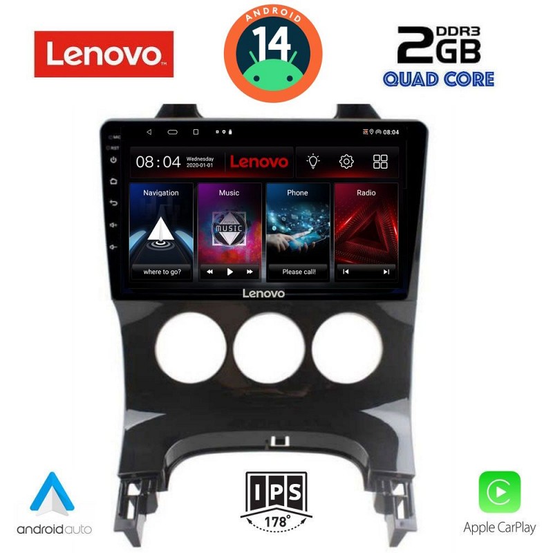 Digital iQ LENOVO LVD 2515_CPA A/C (9inc) MULTIMEDIA TABLET for PEUGEOT 3008 mod. 2008-2016  A/C