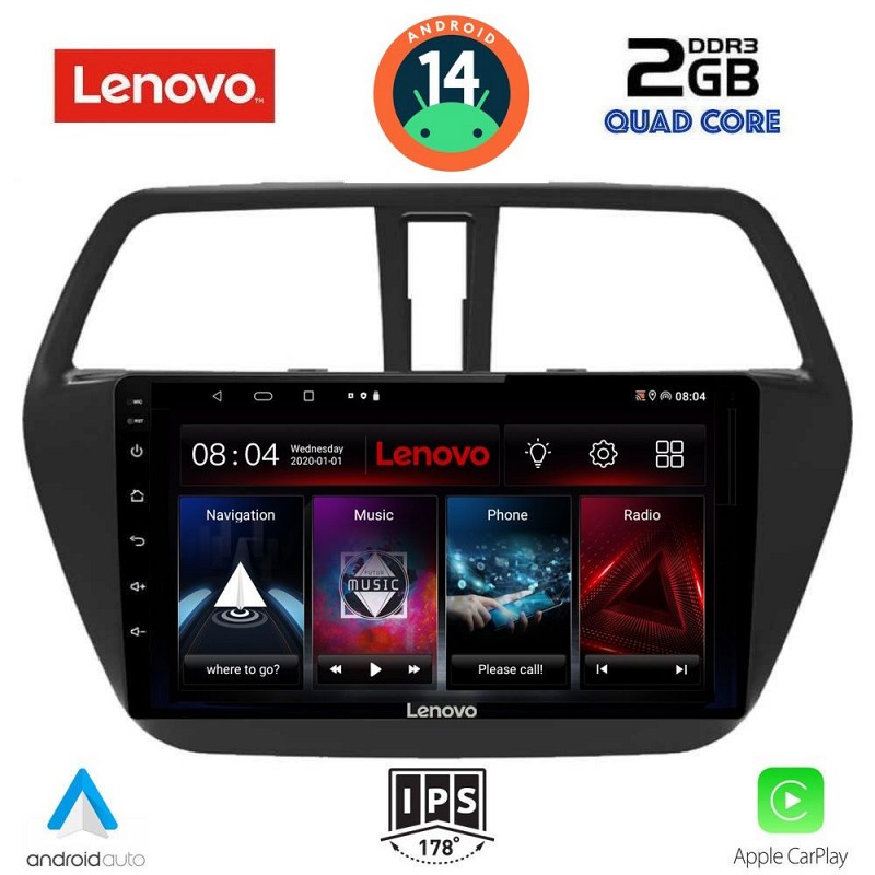 Digital iQ LENOVO LVD 2689_CPA (9inc) MULTIMEDIA TABLET for SUZUKI Sx4 SCROSS mod. 2014>