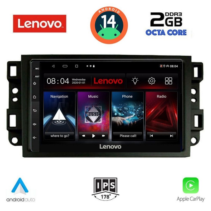 Digital iQ LENOVO LVF 5070_CPA (10inc) MULTIMEDIA TABLET for CHEVROLET ALL mod. 2004-2011