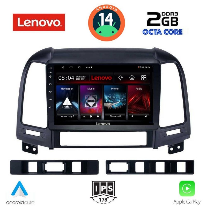 Digital iQ LENOVO LVF 5239_CPA (9inc) MULTIMEDIA TABLET for HYUNDAI SANTA FE  mod. 2005-2013