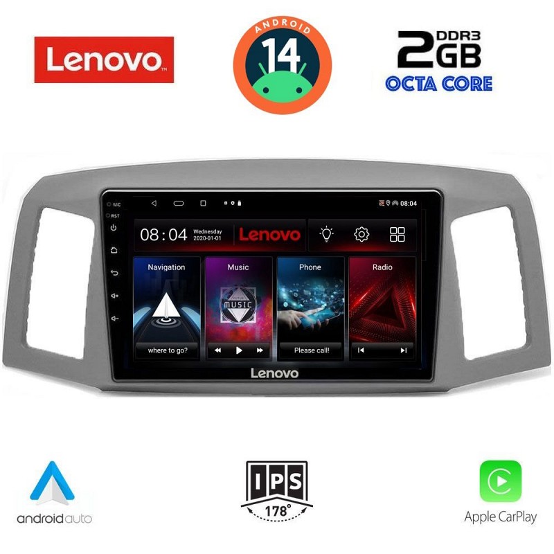 Digital iQ LENOVO LVF 5281_CPA (10inc) MULTIMEDIA TABLET for JEEP GRAND CHEROKEE mod. 2005-2007