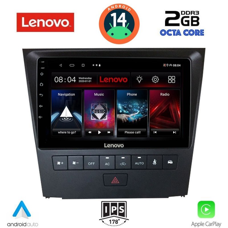 Digital iQ LENOVO LVF 5341_CPA (9inc) MULTIMEDIA TABLET for LEXUS GS mod. 2004-2011