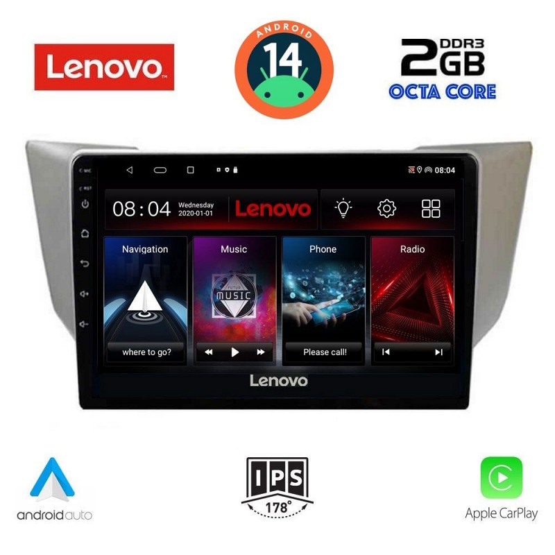 Digital iQ LENOVO LVF 5345_CPA (9inc) MULTIMEDIA TABLET for LEXUS RX 300 ? 400 mod. 2003-2008