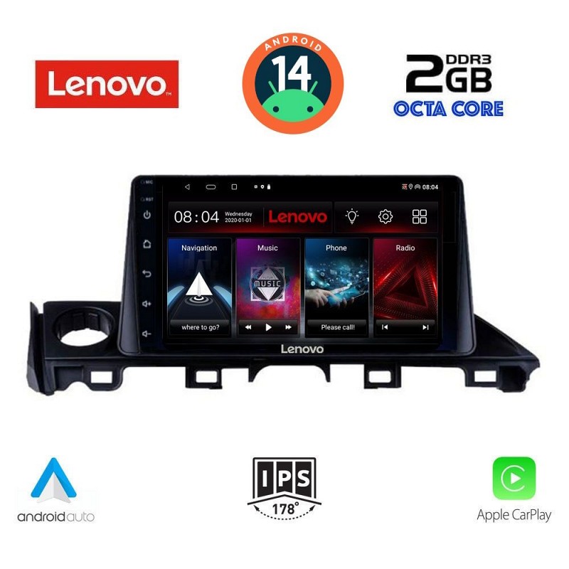 Digital iQ LENOVO LVF 5379_CPA (9inc) MULTIMEDIA TABLET for MAZDA 6 mod. 2017-2020
