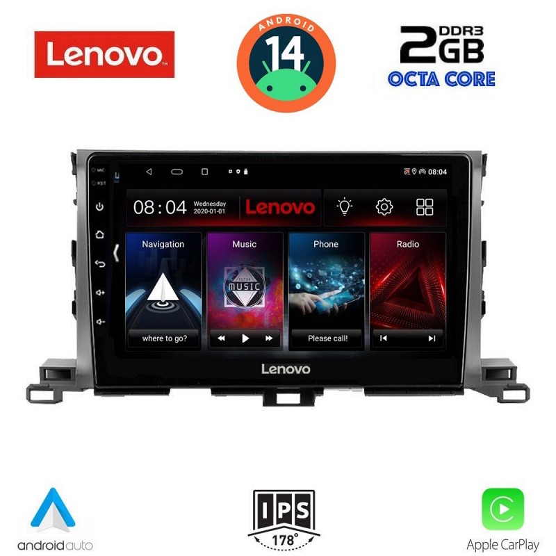 Digital iQ LENOVO LVF 5700_CPA (10inc) MULTIMEDIA TABLET for TOYOTA HIGHLANDER mod. 2014-2019