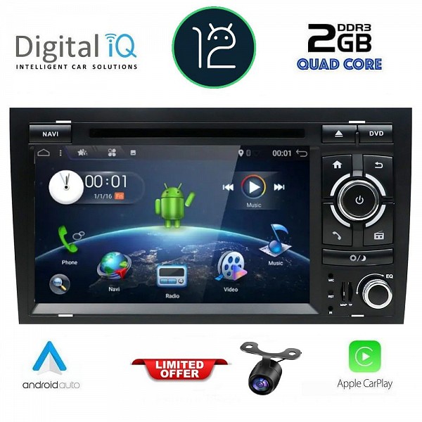 DIGITAL IQ AN 150_CPA (7'' DVD) MULTIMEDIA SYSTEM for AUDI A4 mod. 2002-2008