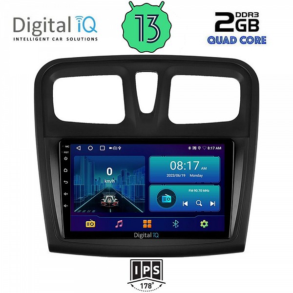 DIGITAL IQ BXB 1108SQ_GPS (9inc) MULTIMEDIA TABLET for DACIA LOGAN ? SANDERO mod. 2012-2019