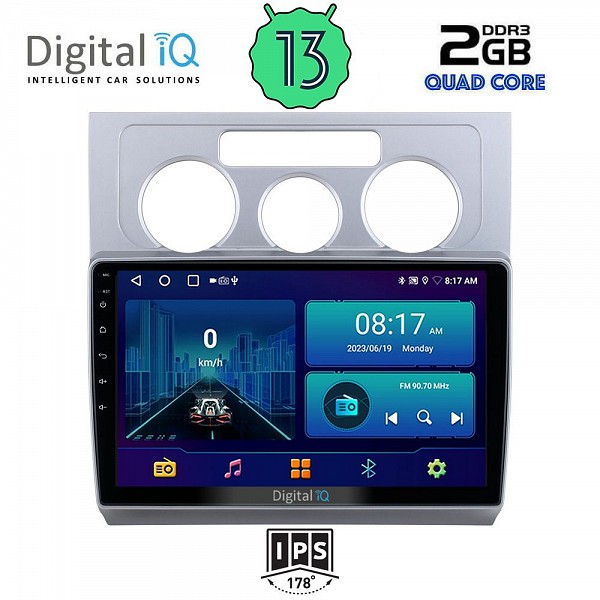 DIGITAL IQ BXB 1767_GPS A/C (10inc) MULTIMEDIA TABLET for VW TOURAN mod. 2003-2010