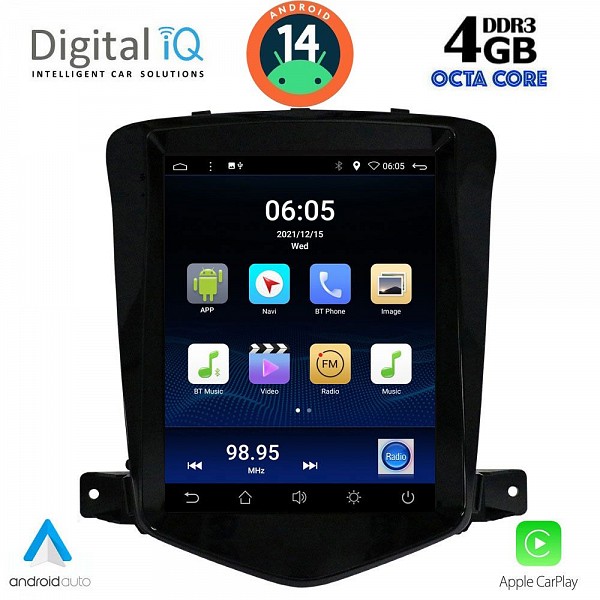 DIGITAL IQ BXF 6925_CPAA TESLA STYLE  for CHEVROLET CRUZE mod. 2008-2012