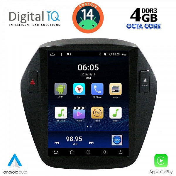 DIGITAL IQ BXF 6896_CPAA TESLA STYLE for HYUNDAI IX35 mod. 2010-2015