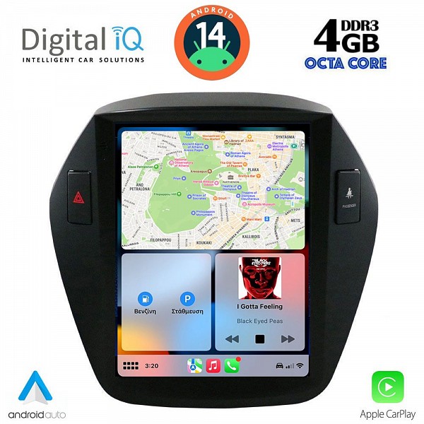 DIGITAL IQ BXF 6896_CPAA TESLA STYLE for HYUNDAI IX35 mod. 2010-2015