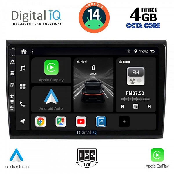 DIGITAL IQ BXF 6136_CPAA (9inc) MULTIMEDIA TABLET for FIAT BRAVO mod. 2007>