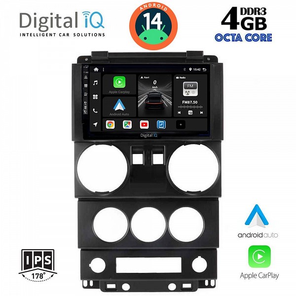 DIGITAL IQ BXF 6293_CPAA (9inc) MULTIMEDIA TABLET for JEEP WRANGLER  mod. 2006-2011