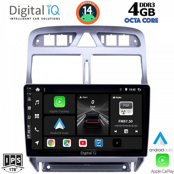 DIGITAL IQ BXF 6512_CPAA (9inc) MULTIMEDIA TABLET for PEUGEOT 307 mod. 2001-2008