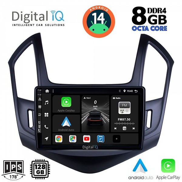 DIGITAL IQ BXF 7077_CPAA (9inc) MULTIMEDIA TABLET for CHEVROLET CRUZE mod. 2013-2015
