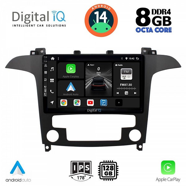 DIGITAL IQ BXF 7175_CPAA CLIMA (9inc) MULTIMEDIA TABLET for FORD SMAX mod. 2006-2014