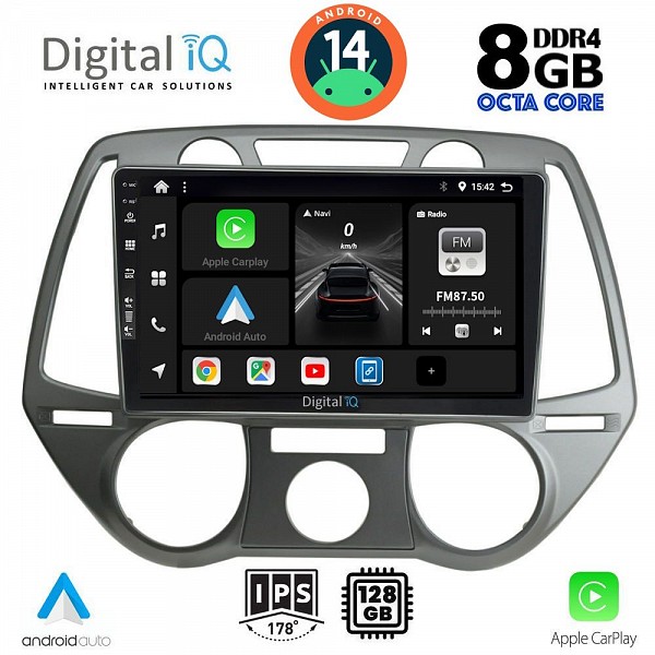 DIGITAL IQ BXF 7228_CPAA A/C (9inc) MULTIMEDIA TABLET for HYUNDAI i20 mod. 2008-2012