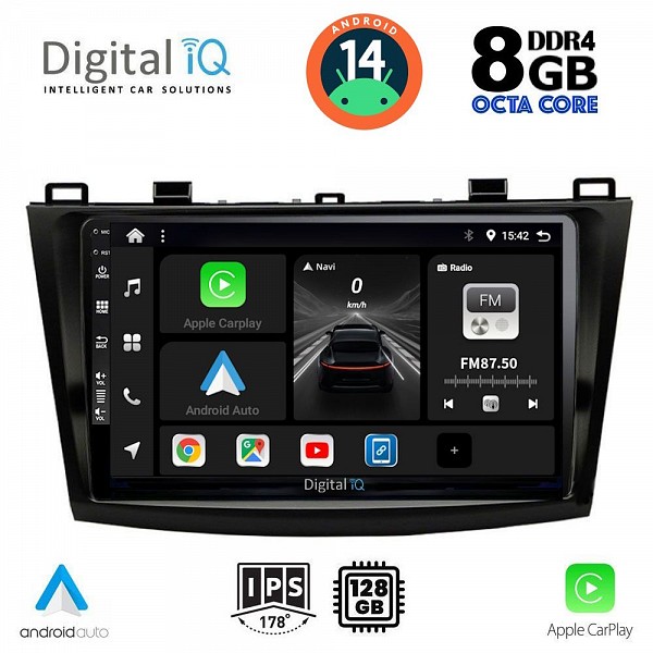 DIGITAL IQ BXF 7366_CPAA (9inc) MULTIMEDIA TABLET for MAZDA 3 mod. 2009-2014